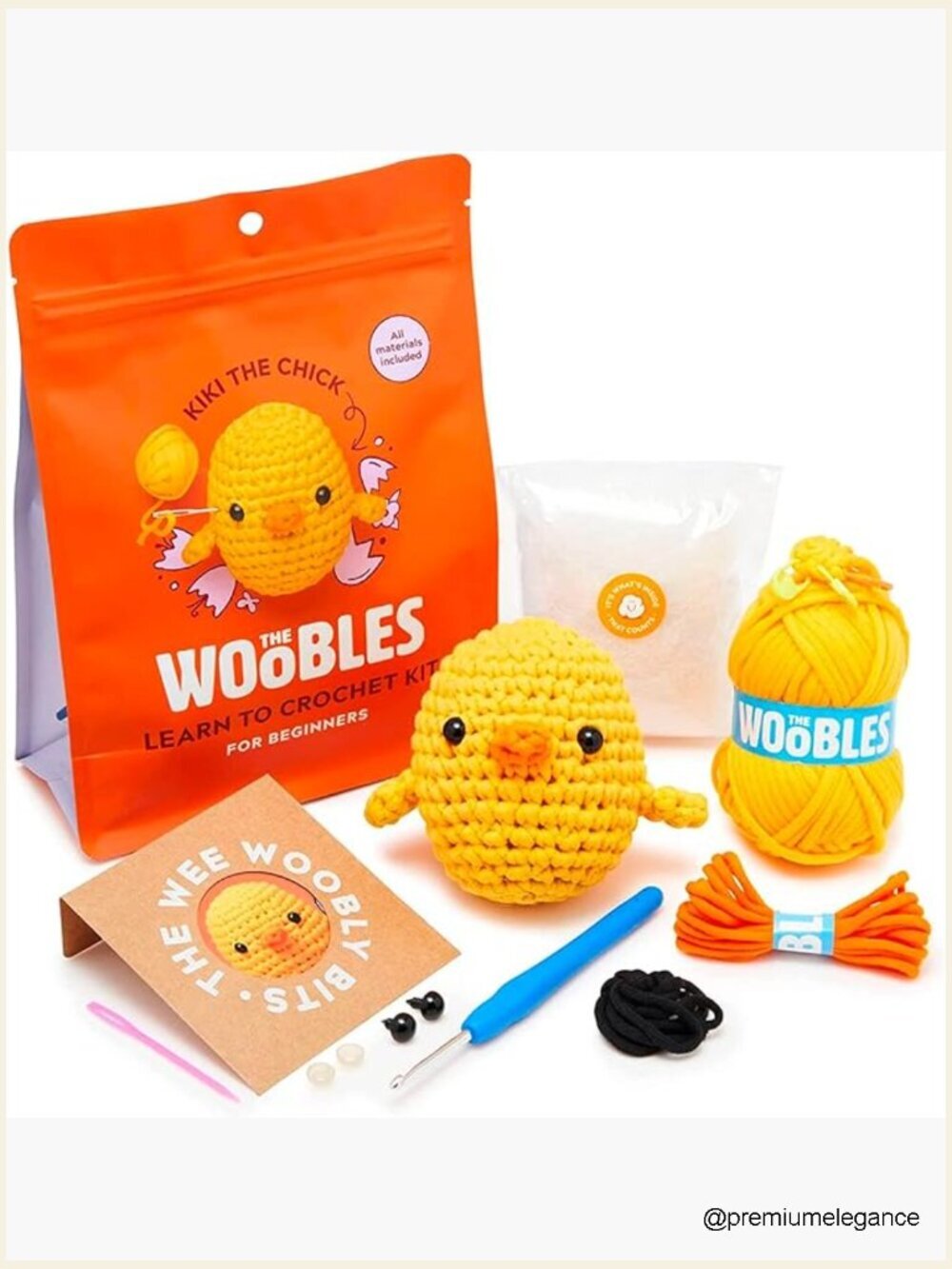 Crochet Kit for Beginners - Easy Arts & Crafts Kiki The Chick